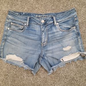 American Eagle Distressed Denim Shorts